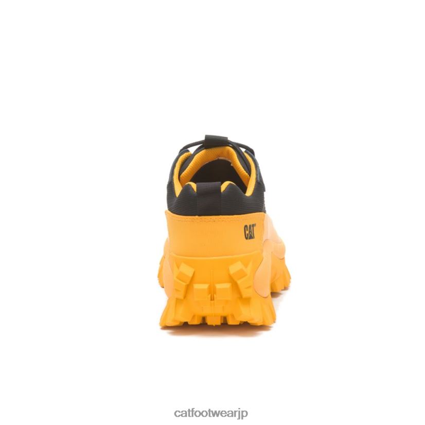 イントルーダー防水ガロシュ 猫の黄色/黒 男性 N2JB0V123 Caterpillar |防水
